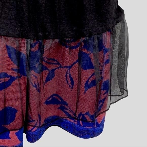 HD in Paris Retro Blushed Blooms Skater Dress Women’s XSP Whimsical - Picture 7 of 13